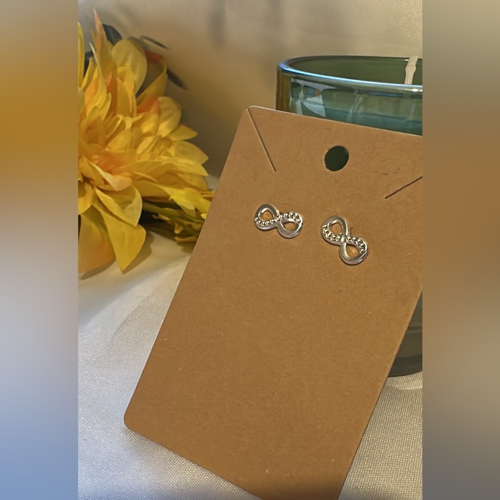 Silver Infinity Earrings